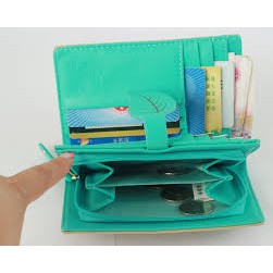 YA 062 - Wallet / Dompet Wanita Lipat Mini fashion korea Daun