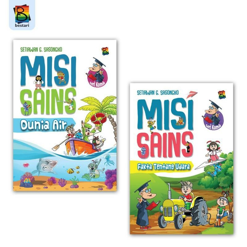 Buku Pengetahuan Anak-Komik Anak-SERI MISI SAINS