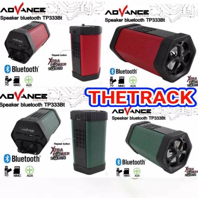 SPEAKER BLUETOOTH TP-333 / SPEAKER ADVANCE TP 333 TABUNG TP333 / SPEKER PORTABLE BASS / ST