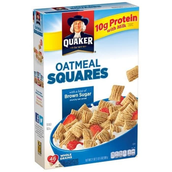 

#HANDCARRY Quaker Oatmeal Squares 411g - UFOHCR1956