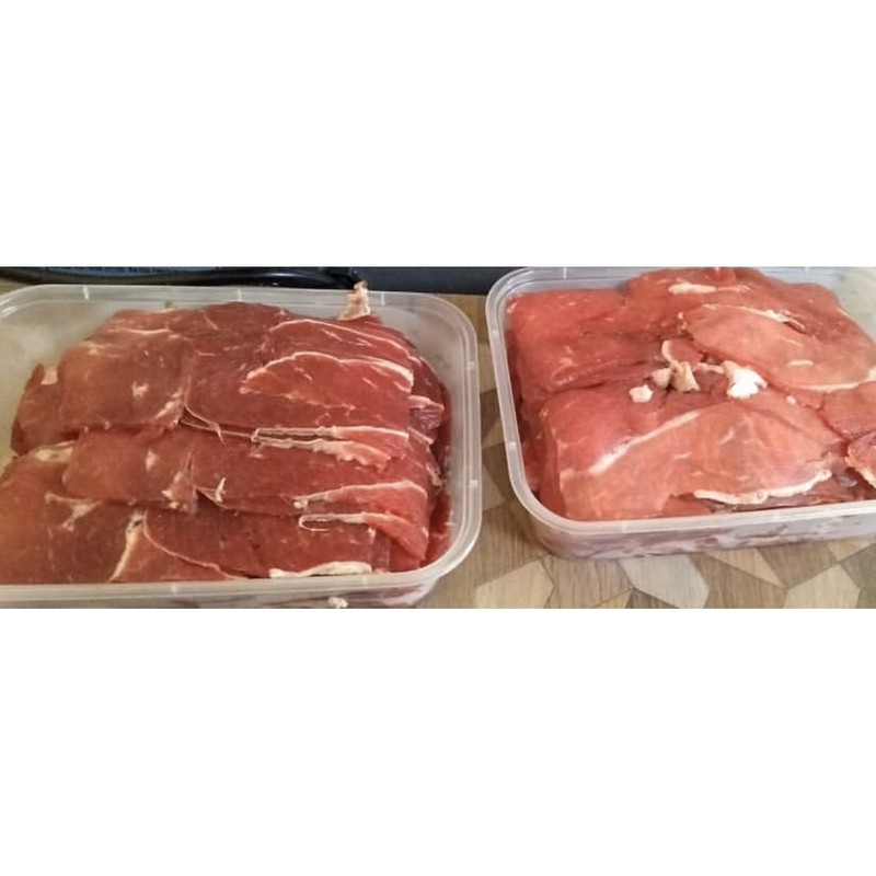 

Daging Slice Tanpa Lemak (Sedikit Lemak)