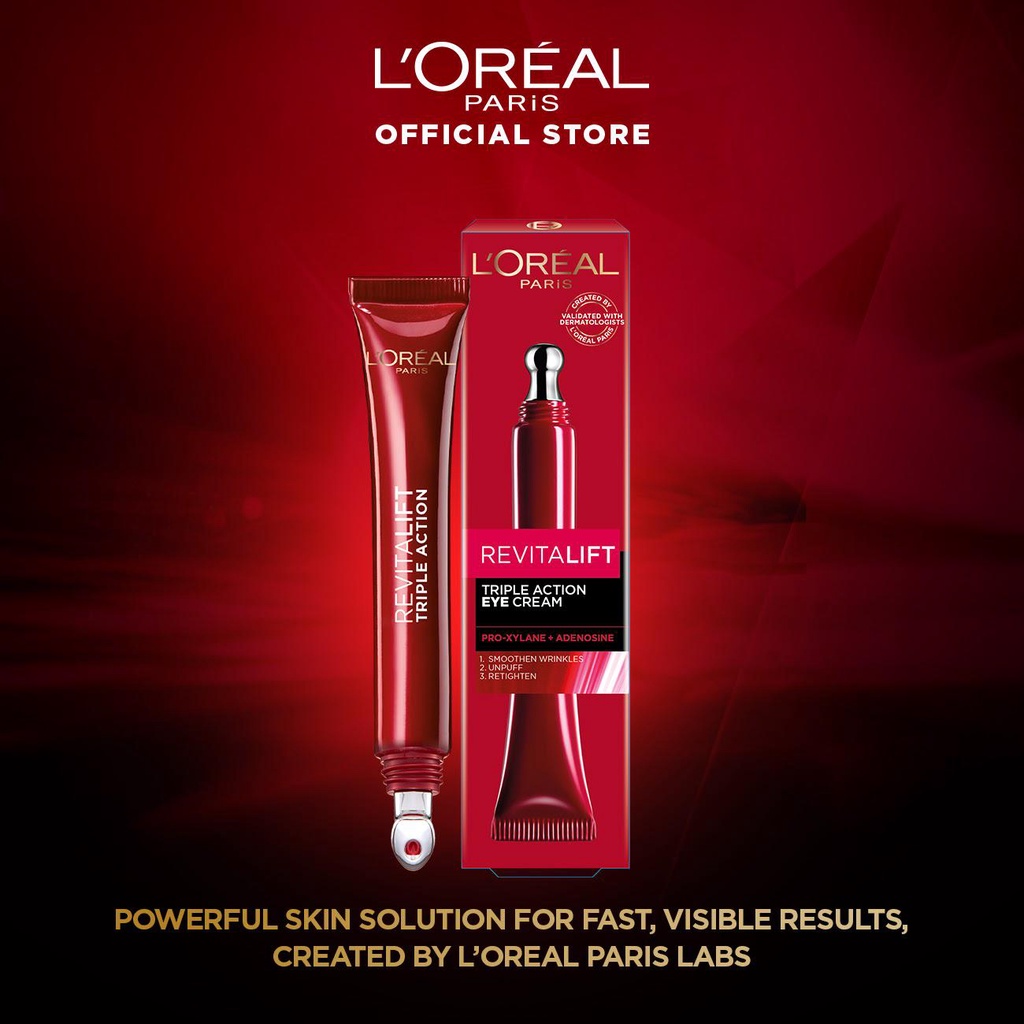 LOREAL REVITALIFT TRIPLE ACTION EYE CREAM 15ml