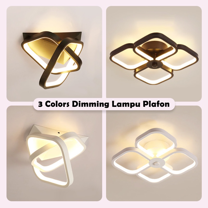 ✨3 Warna &amp; Garansi ✨ Lampu Plafon LED Ceiling Light Lampu Hias Rumah Ruang Tamu Kamar Minimalis Tempat Lampu Plafon Ceiling Lamp