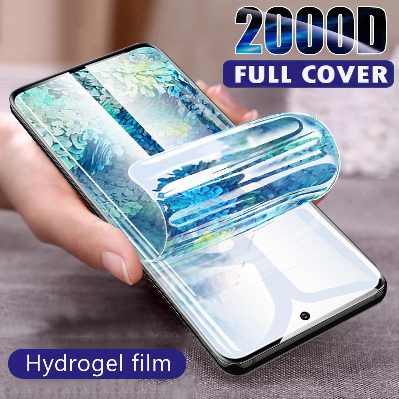 2000D Hydrogel Film OPPO A94 A15 A93 A53 A9 A5 2020 2020 Reno 5 4 Pro 5F 4F A52 A92 A92s A31 2020 A3s A5s F17 Pro Reno 4Z 5G Anti-fingerprint Full Soft TPU Screen Protector Film