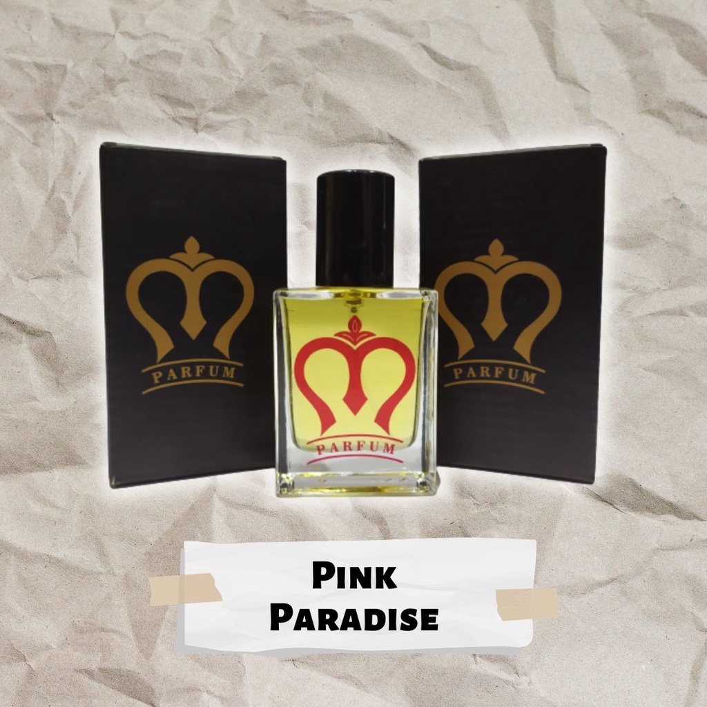 M PARFUM PINK PARADISE- PARFUM WANITA - MINYAK WANGI TAHAN LAMA dan NON ALKOHOL