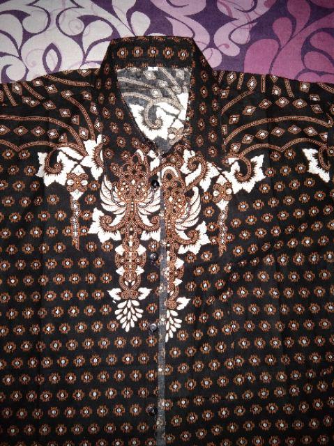 Asli Kemeja Batik Modern Kualitas Original Hem Pendek Motif Koko Sapto Kholis Pekalongan Murah Keren
