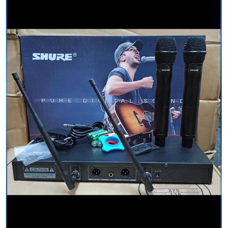 MIC WIRELESS SHURE UR12D/ UR 12D ( HANDHELD ) MULTI CHANNEL