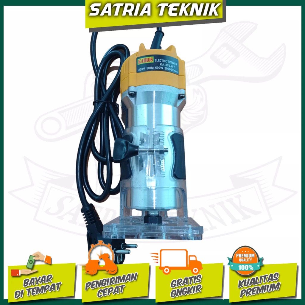 KAIROS ELECTRIK TRIMMER SET BOX KA-371WT MESIN PROFIL TERBARU