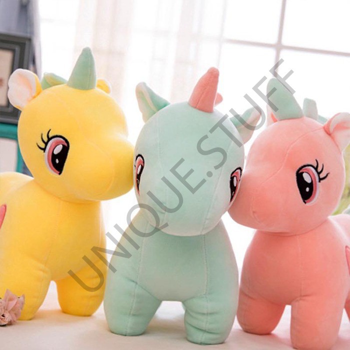 Boneka unicorn import boneka kuda pony soft plush toy