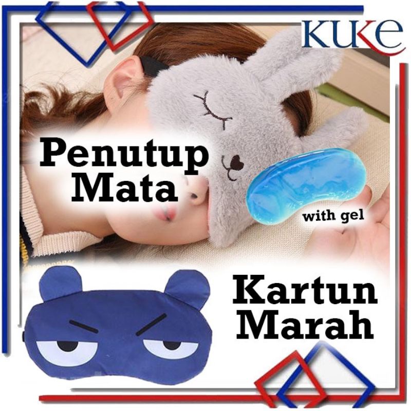 PENUTUP MATA TIDUR (FREEGEL) BERANEKA MOTIF LUCU TERMURAH /