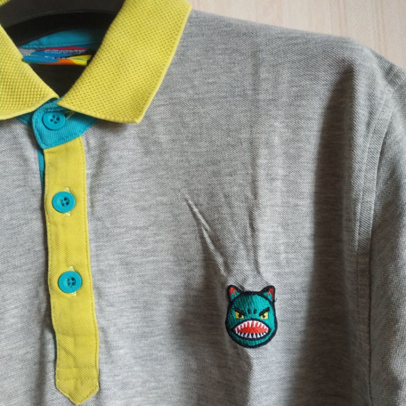 Kaos kerah elstinko original second