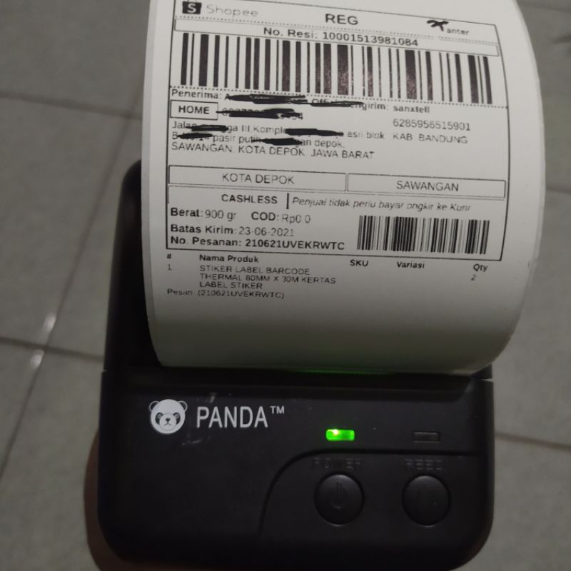 

Label Stiker Thermal 80 x 100mm 100pcs (PUTIH) / Sticker Resi 80mm Stiker Printer Bluetooth Thermal 80mm / Label Barcode 78mm x 102mm Sticker Thermal 78x100mm/Stiker ( PUTIH )Resi Pengiriman 80x100mm