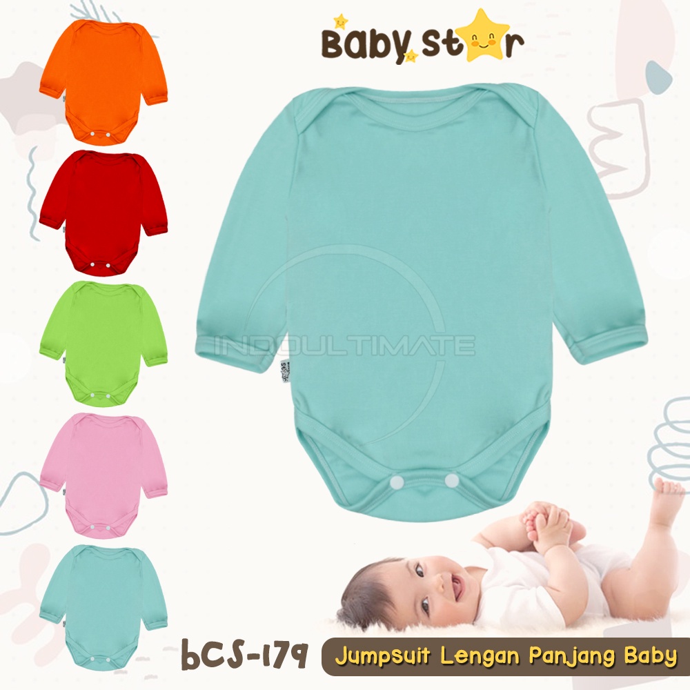 BABY STAR Jumper Bayi Lengan Panjang Jumpsuit Bayi Baju Bayi Pakaian Bayi Jumper bayi Jumsuit bayi Baju Tidur Bayi Laki Laki Perempuan Newborn BCS-179