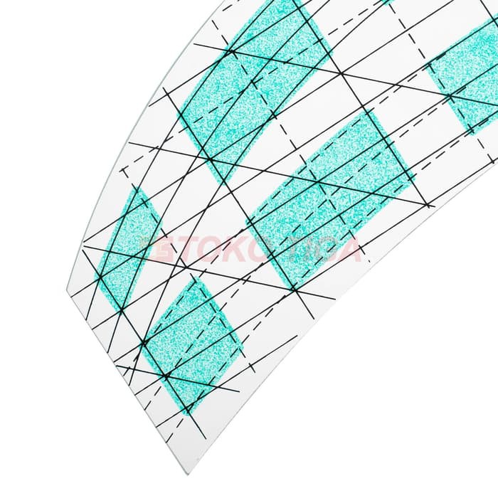 Freemo Arc Ruler Template / Penggaris Quilting Multifungsi (KG-4700)