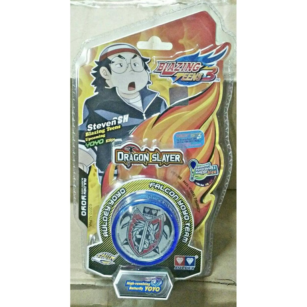 Populer] Mainan Yoyo Auldey Blazing Teens 3 - Dragon Slayer