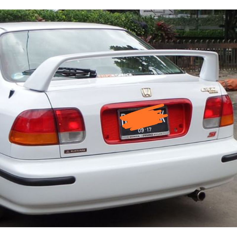 Spoiler civic ferio Genio bahan fiberglass berkualitas tebal kuat murah