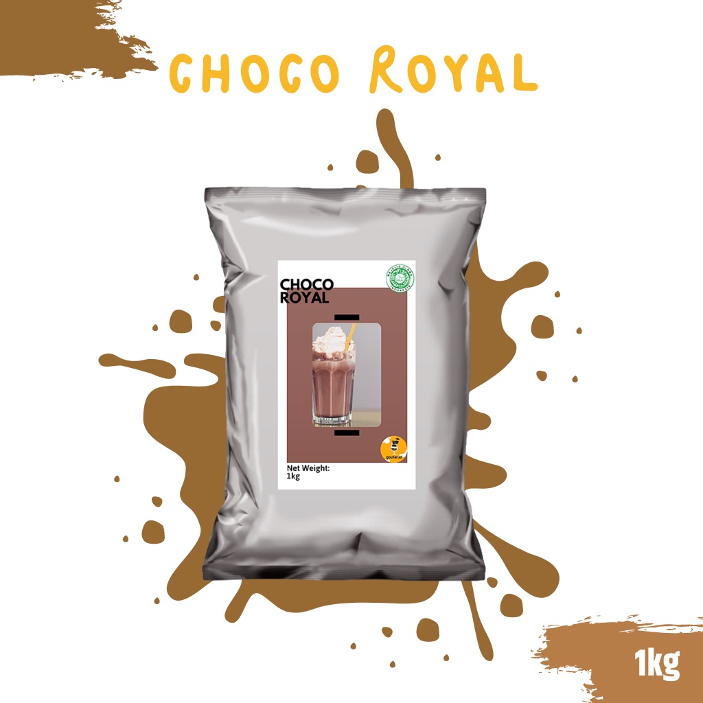 BUBUK MINUMAN RASA CHOCO ROYAL 1KG / SERBUK MINUMAN ANEKA RASA / BUBUK MINUMAN KEKINIAN / MINUMAN INSTAN / BOBA DRINKS