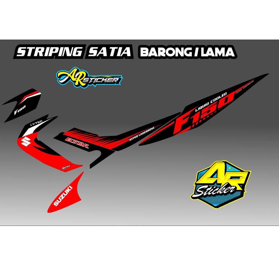 Penjualan Terbanyak.. Striping satria fu Barong / Striping satria Barong /Striping Satria Fu lama / 