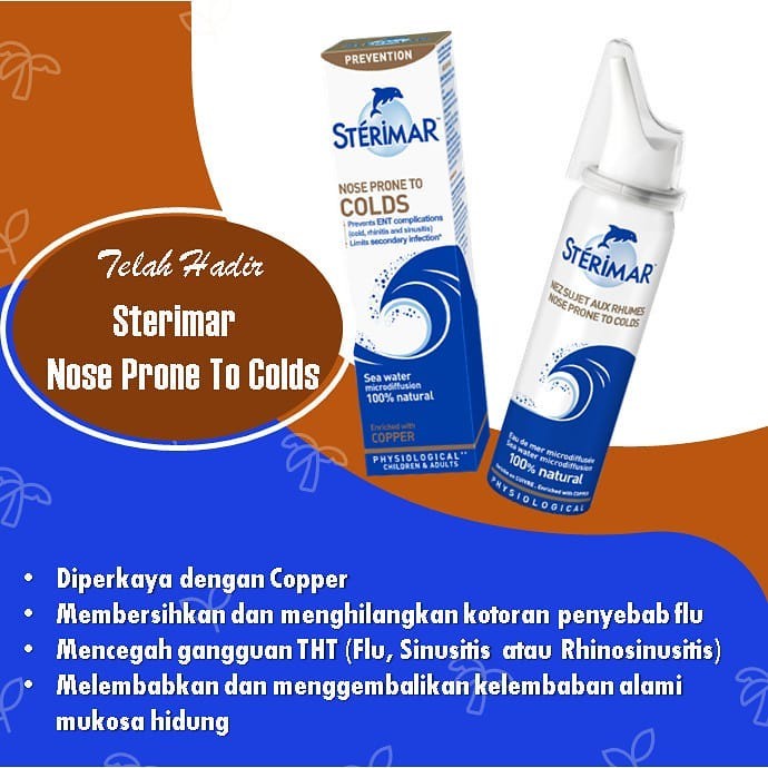 Sterimar Nose Prone to Colds 50ml 100% naturelle || sterimar