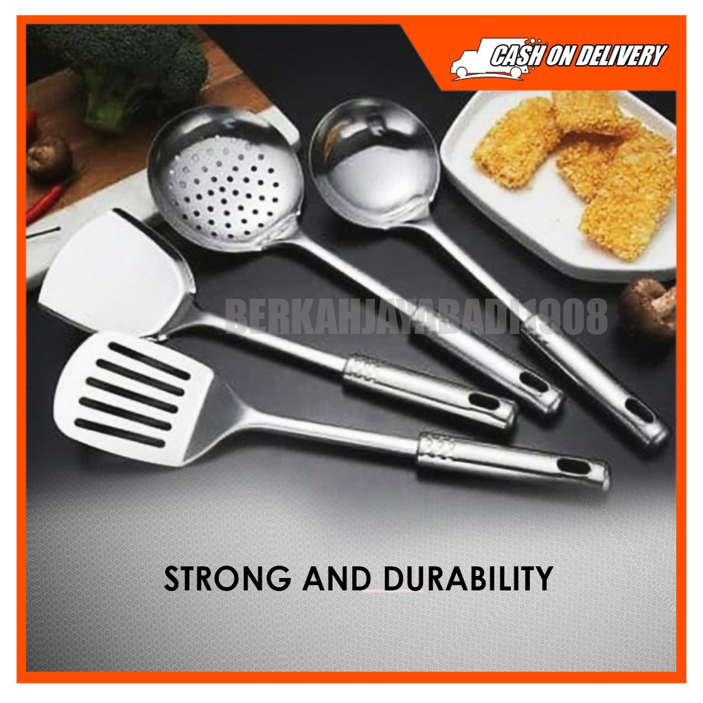 Spatula Set Stainless Isi 4 Kitchen Tools Good Quality