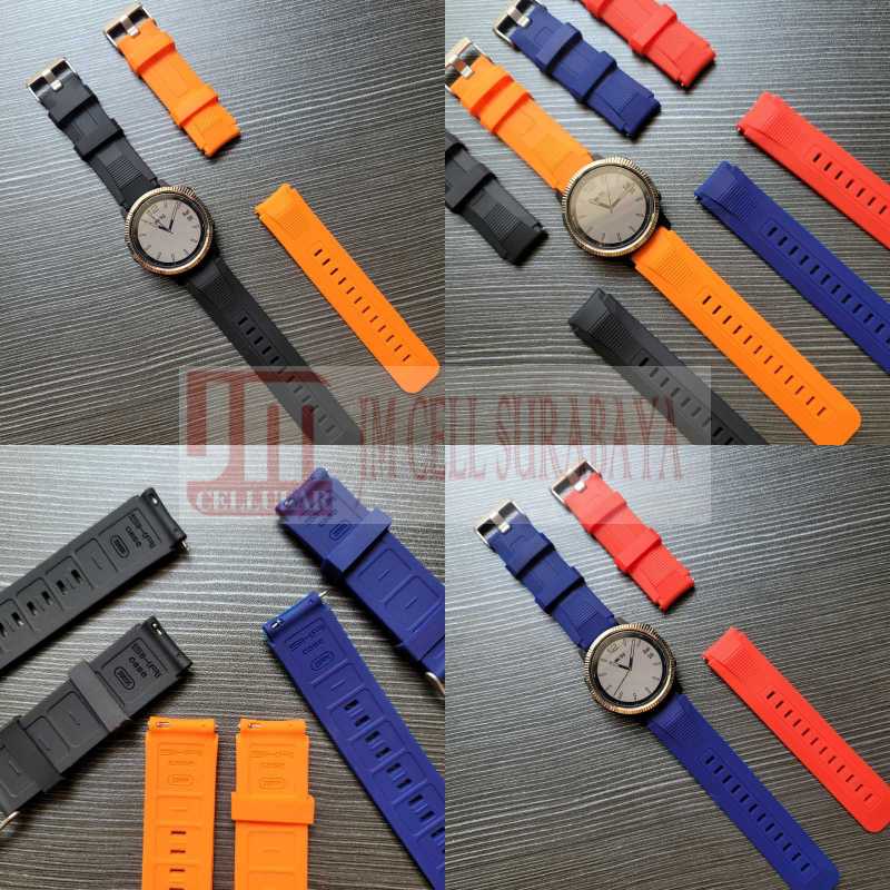 SIKAI Wide Watch Strap Vyatta Fitme Pro X Gen 1 (BUKAN Gen 2) - Tali Jam 20mm Rubber Sporty Silikon