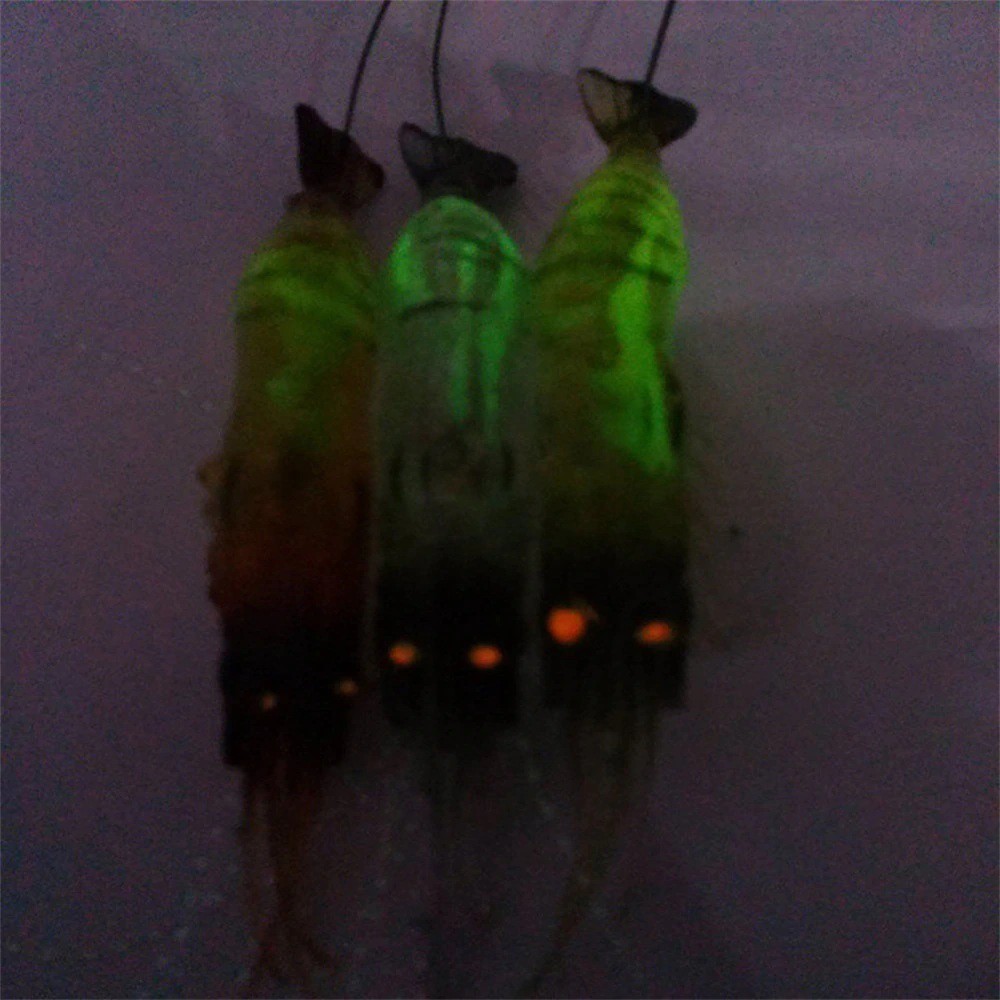 UMPAN LURE SOFT UDANG SHRIMP LUMINOUS GID 9 Cm 6G