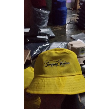 TERMURAH TOPI BUCKET HAT ANAK &amp; DEWASA DESIGN NAMA ATAU DESIGN LOGO SUKA-SUKA