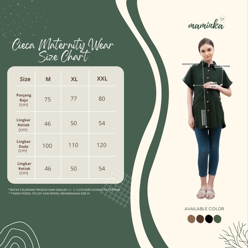 CIECA MATERNITY WEAR BY MAMINKA