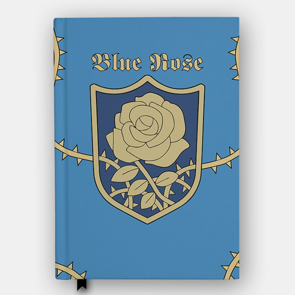 

Buku Blue Rose Magic Knight Black Clover Anime Custom Diary Jurnal Cosplay Hardcover
