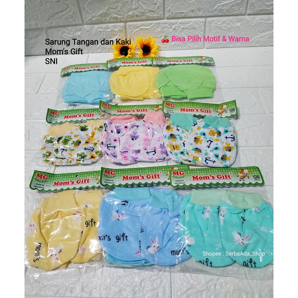 Sarung Tangan Dan kaki Bayi SNI Mom's gift