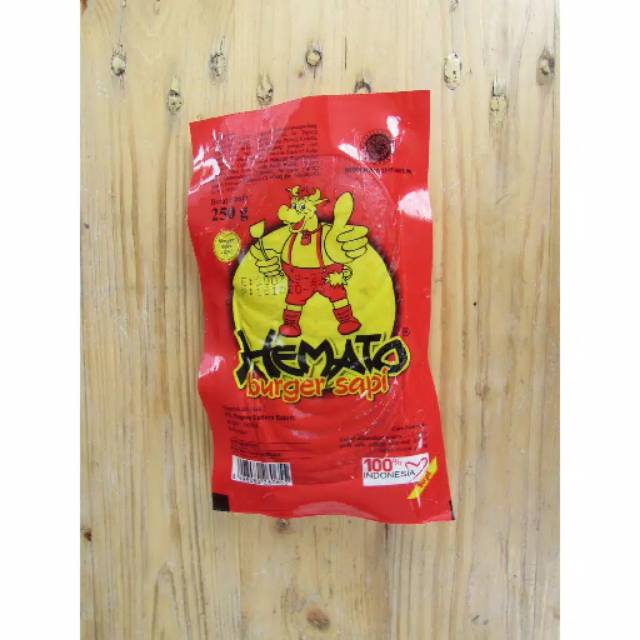 

Hemato burger sapi 250gr isi 10pcs