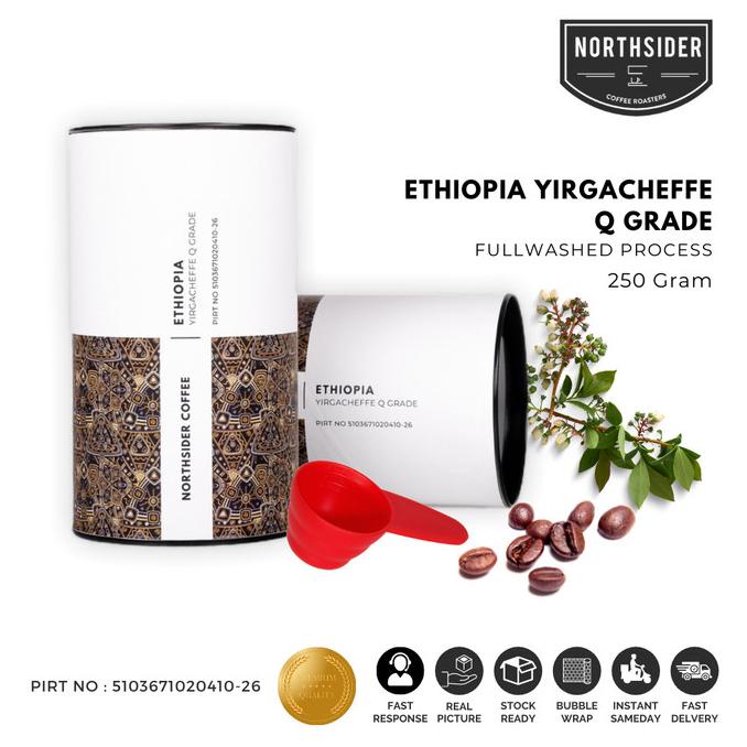 

BIJI KOPI ARABIKA ETHIOPIA YIRGACHEFFE Q GRADE WASH - 250GR NORTHSIDER -Diskon Besar