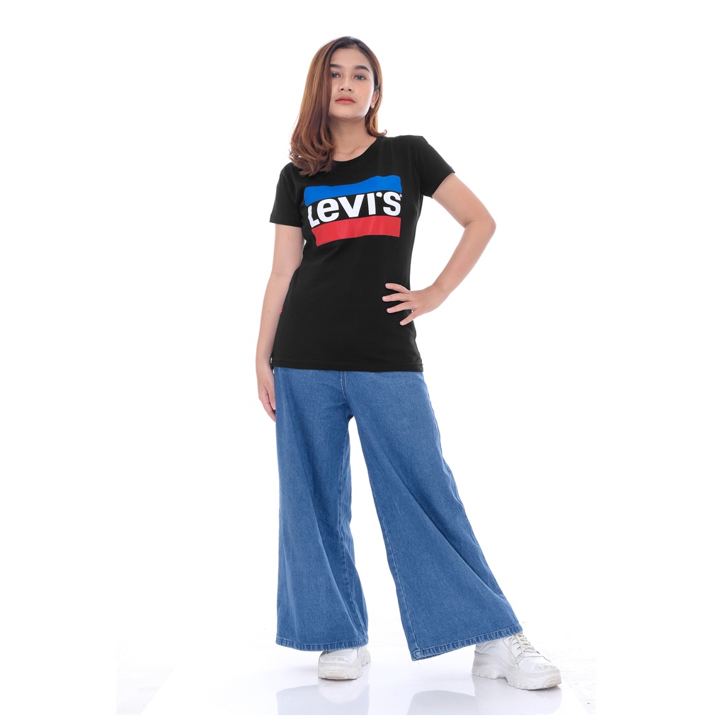 Kaos Levi's | Kaos Cewek | Graphic Black | KLW - 10