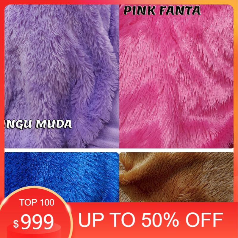 BIG PROMO kain Bulu Rasfur 50x150cm / kain  premium / kain bulu tebal/ alas foto / dashboard mobil