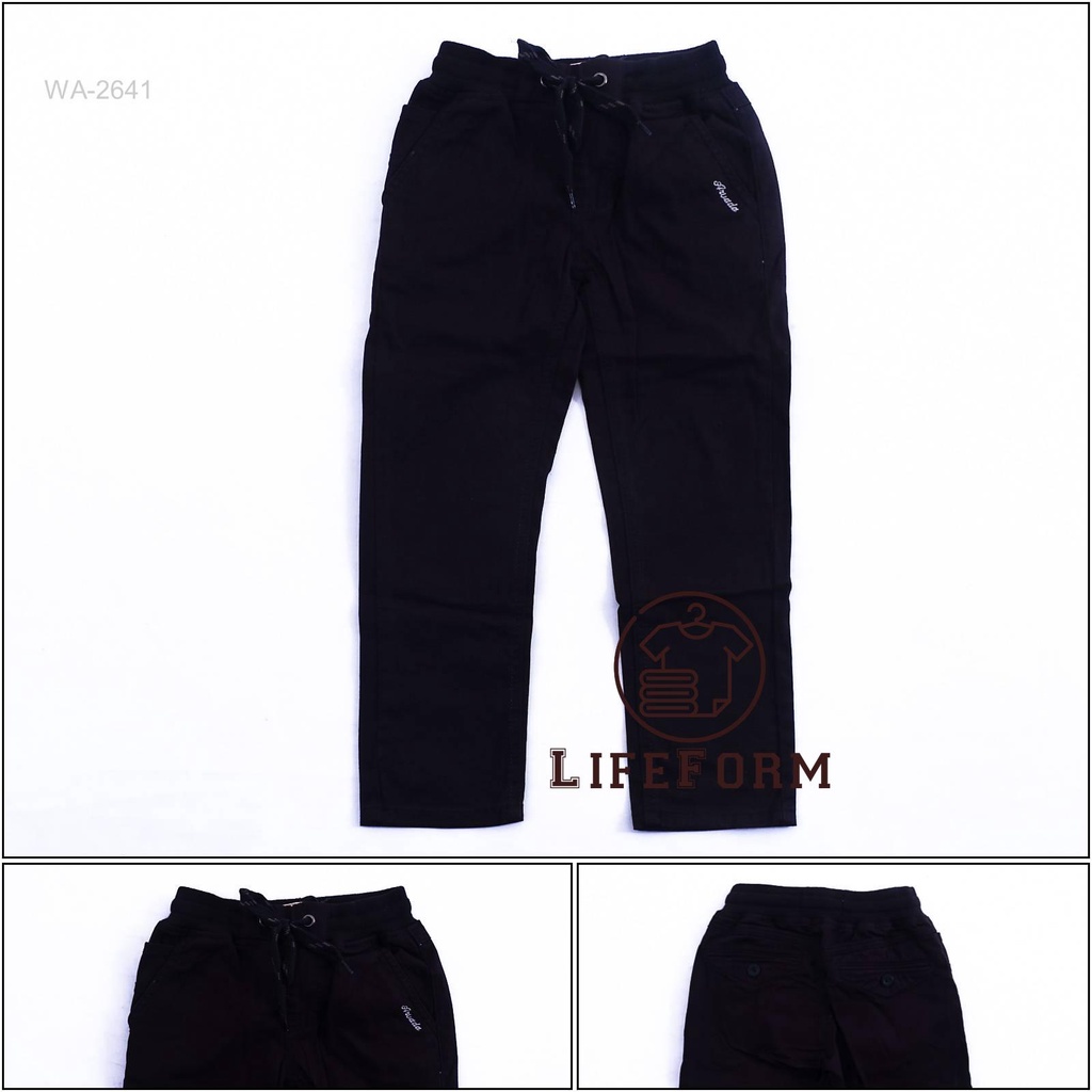 CELANA PANJANG KATUN ANAK PRIA RIB KOLOR ARVADA 24-26[WA2641]