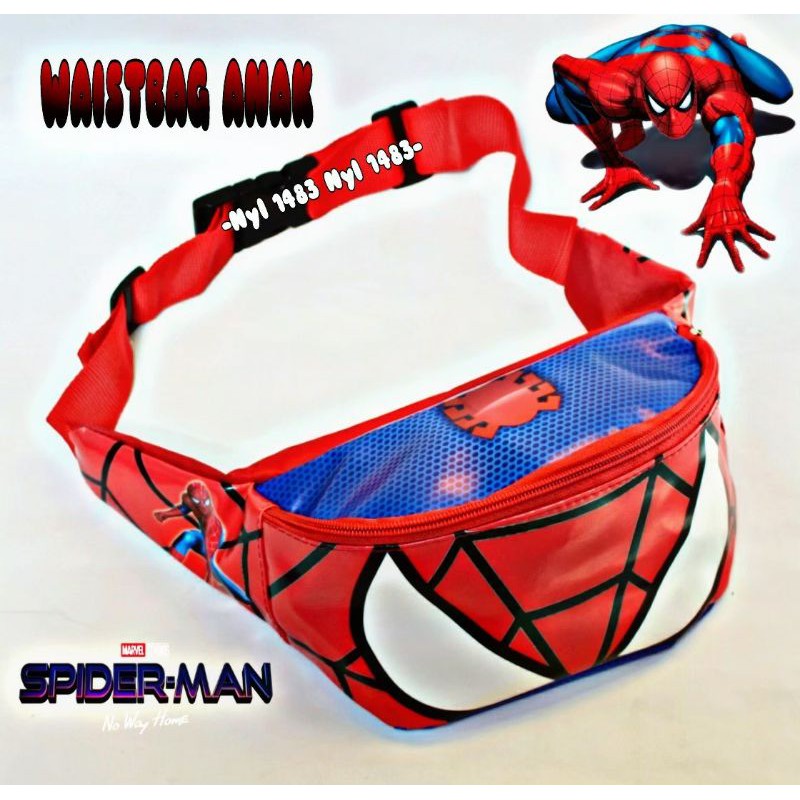 Waistbag anak karakter full print / tas bahu anak / Tas selempang anak / real pict