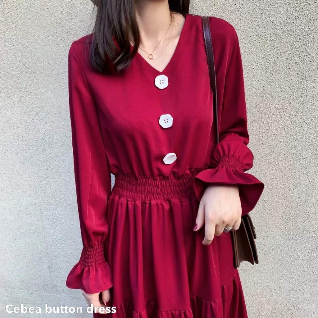 Cebea button dress - Thejanclothes