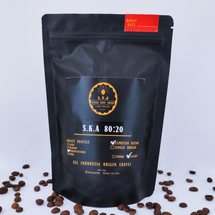 

Espresso Blend S.K.A 80:20 / Arabika : Robusta / 1 kg