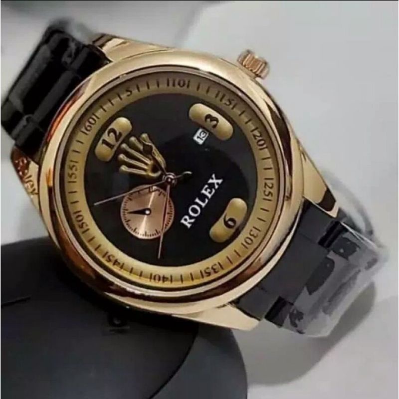 Jam Tangan Tangan Ranta  ROLEX king  Keren Anti air | Jam Tangan Cowok Tanggal Aktif Free BOK