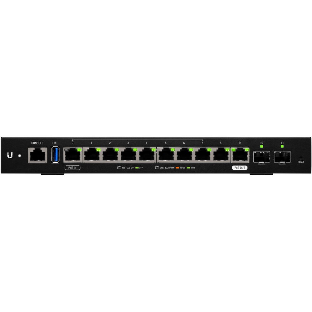 Ubiquiti ER-12 Edge Router 10Port + 2Port SFP Gigabit