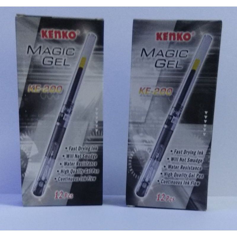 

Pulpen Gel Kenko Magic Gel KE-200 (12 pcs)