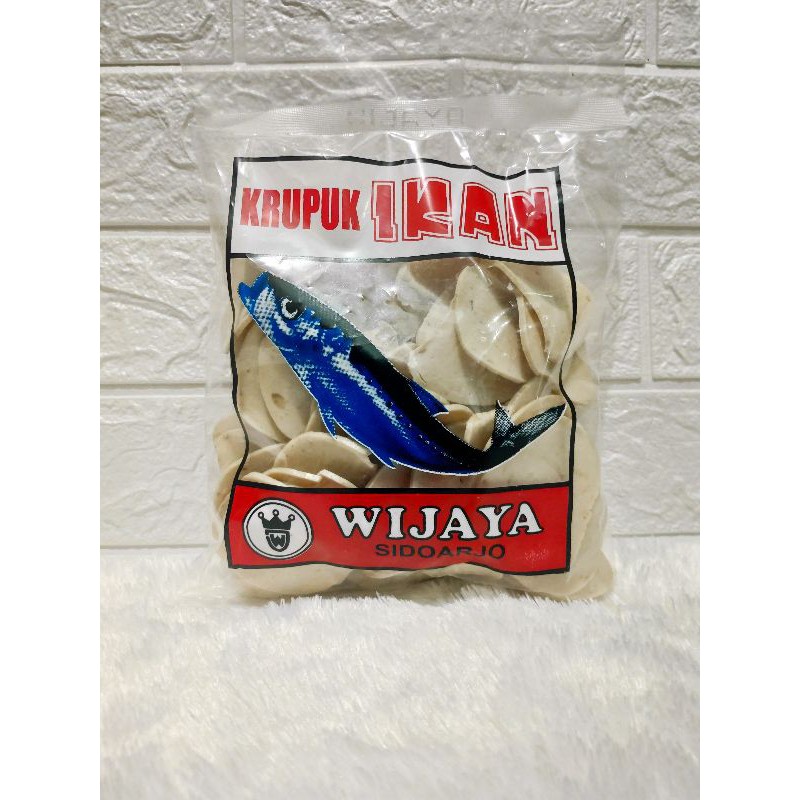 

Kerupuk / Krupuk Ikan Bulat Besar Wijaya Sidoarjo 500gr