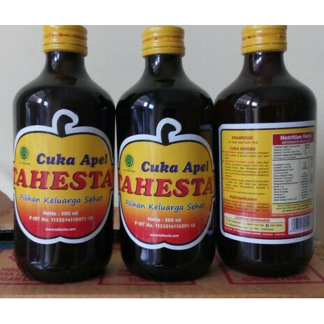 

Dijual Cuka apel TAHESTA botol KACA Diskon