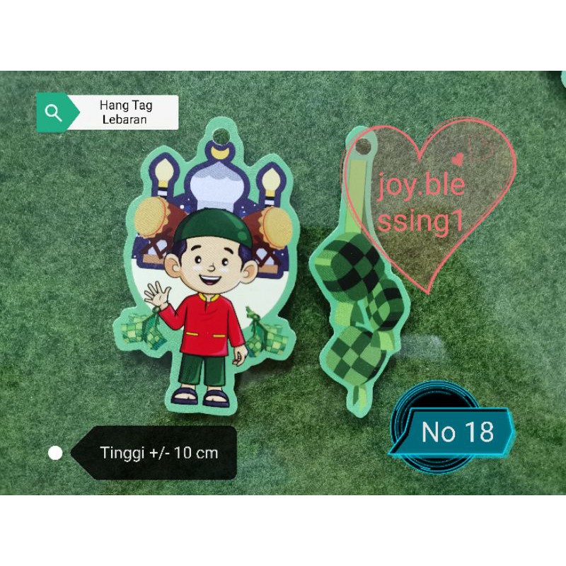 

HANG TAG LEBARAN IDUL FITRI UNIK LUCU MURAH