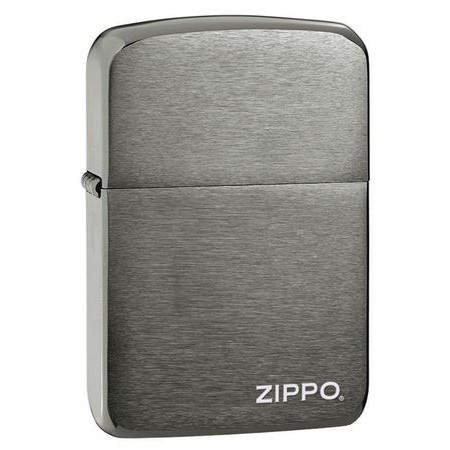 Zippo Original 24485 Black Ice 1941 Replica with Zippo Logo