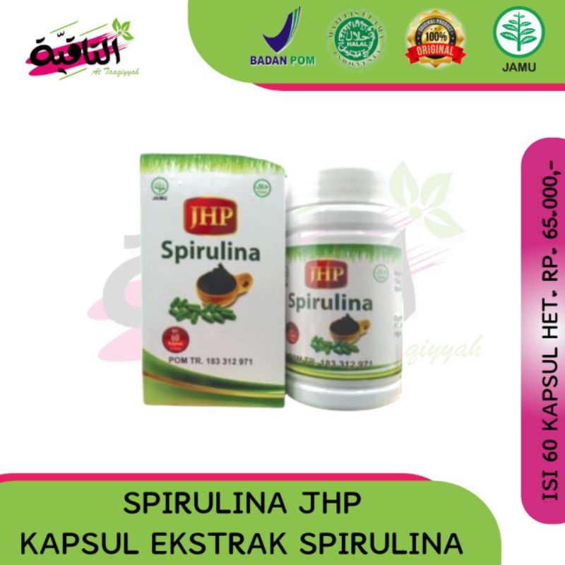 BELI 1 GRATIS 1 KAPSUL SPIRULINA JHP ISI 60 KAPSUL | HERBAL EFEKTIF ANEMIA DAN KOLESTEROL BI IDZNILL