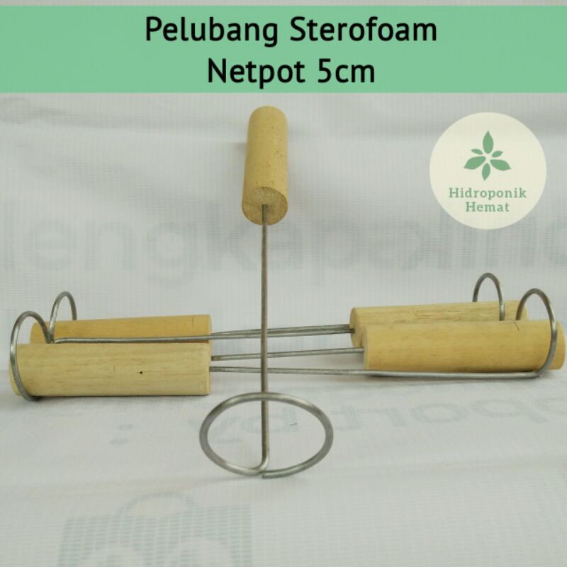 Pelubang Sterofoam Styrofoam Netpot 5cm Hidroponik