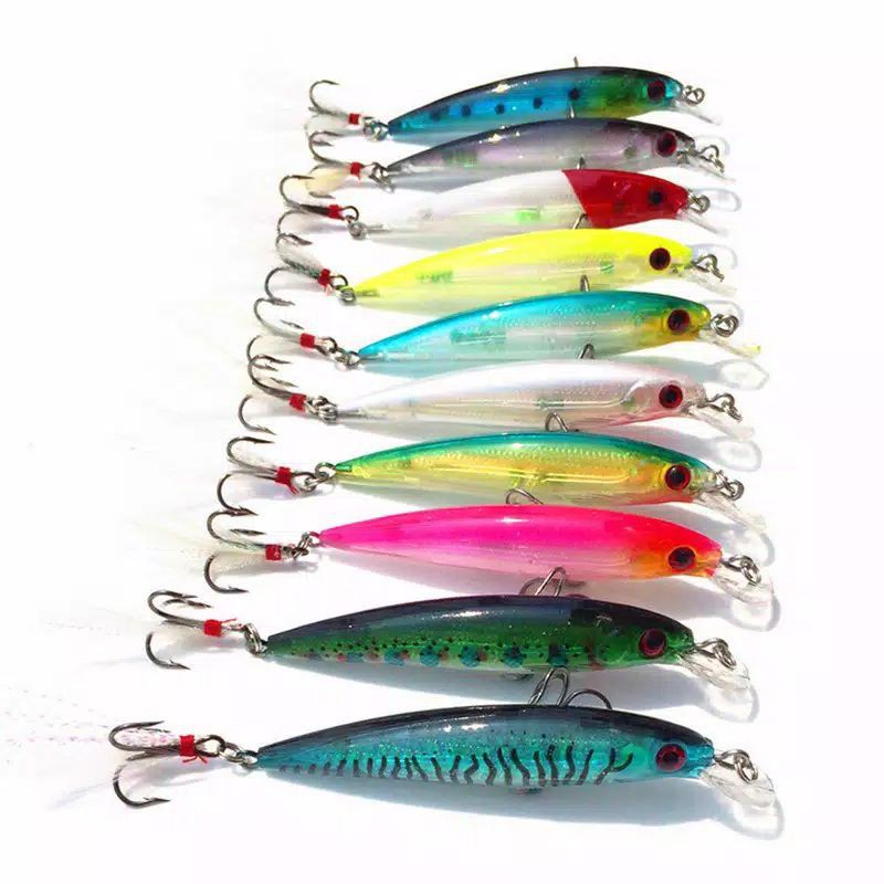 ( G6 ) 1 pcs umpan minnow 7.5 cm 7.2 gram