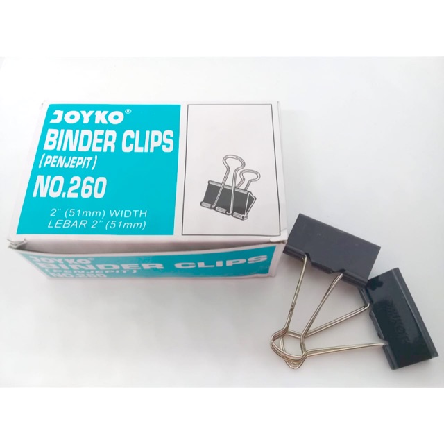 

Binder clips(penjepit) No.260 PER PIECE