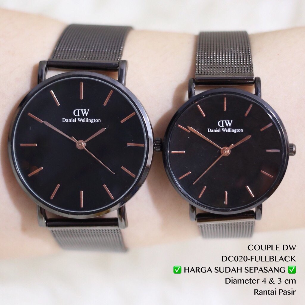 Jam tangan Couple FLASH SALE termurah harga SATUAN free baterai cadangan DC025